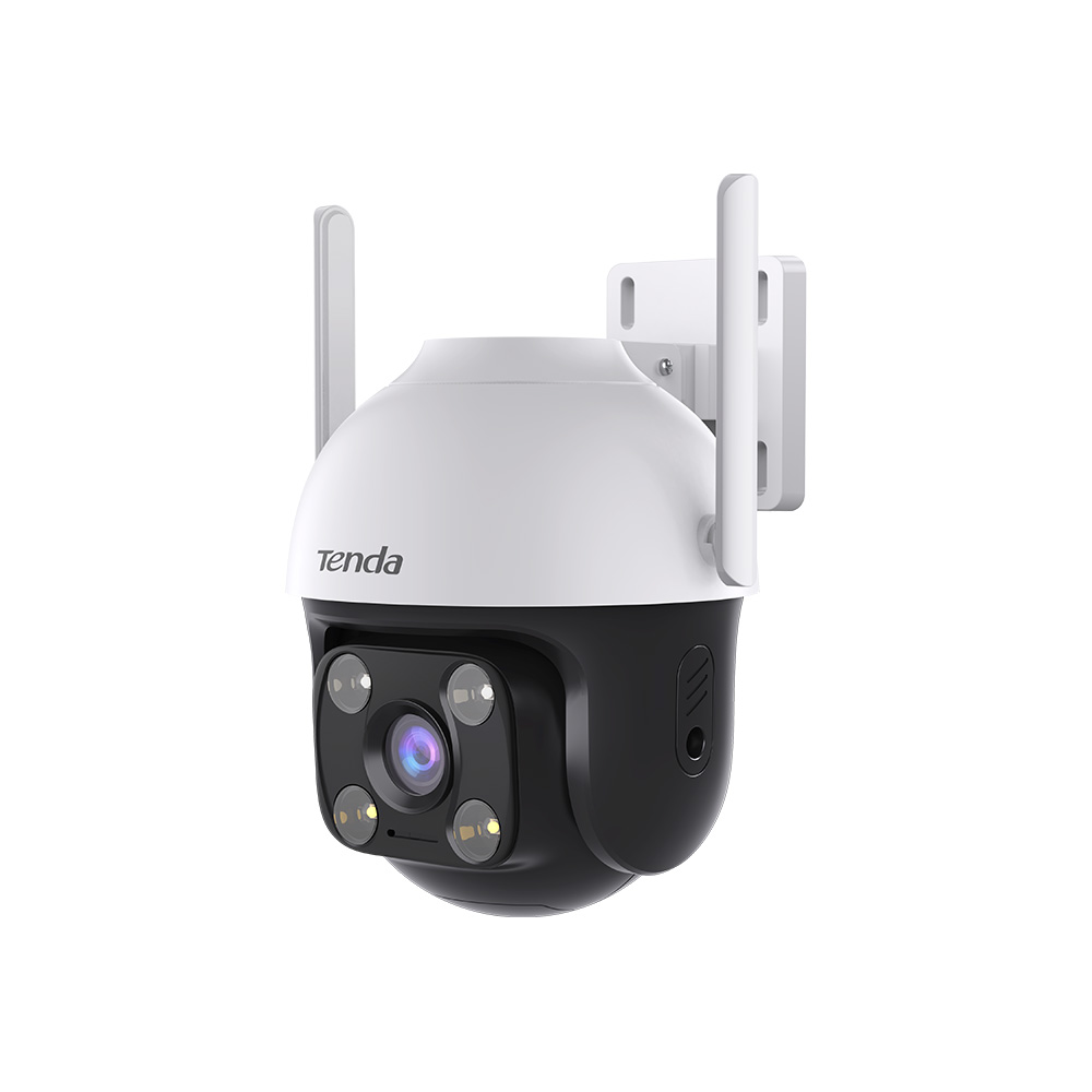High-performance outdoor surveillance camera left